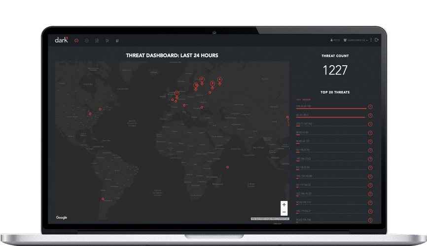 dark cubed threat dashboard dark cubed threat dashboard